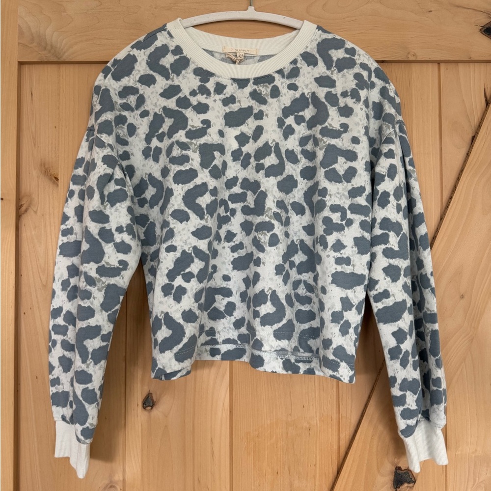 Z SUPPLY Kids Animal Print Sweatshirt